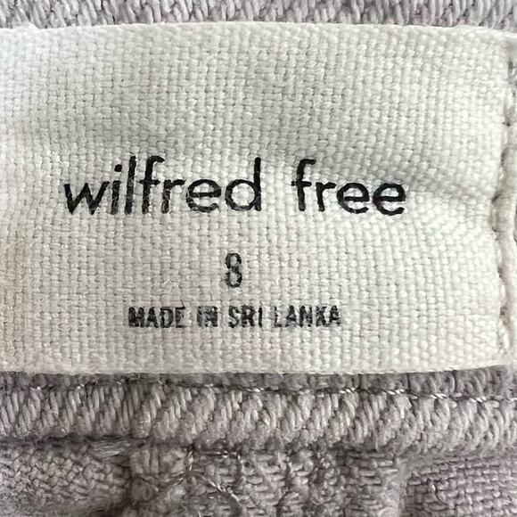 Wilfred Free The Melina High Rise Straight Leg Pants Lavender Womens Size 8 - Picture 7 of 9